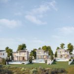 Sovereign Estates   Row of white modern houses with large windows and balconies set in a landscaped neighborhood under a clear blue sky 2026 Row of white modern houses with large windows and balconies set in a landscaped neighborhood under a clear blue sky