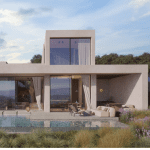 Sovereign Estates   Modern two story house with glass walls and an outdoor pool set in a landscaped garden 2026 Modern two story house with glass walls and an outdoor pool set in a landscaped garden